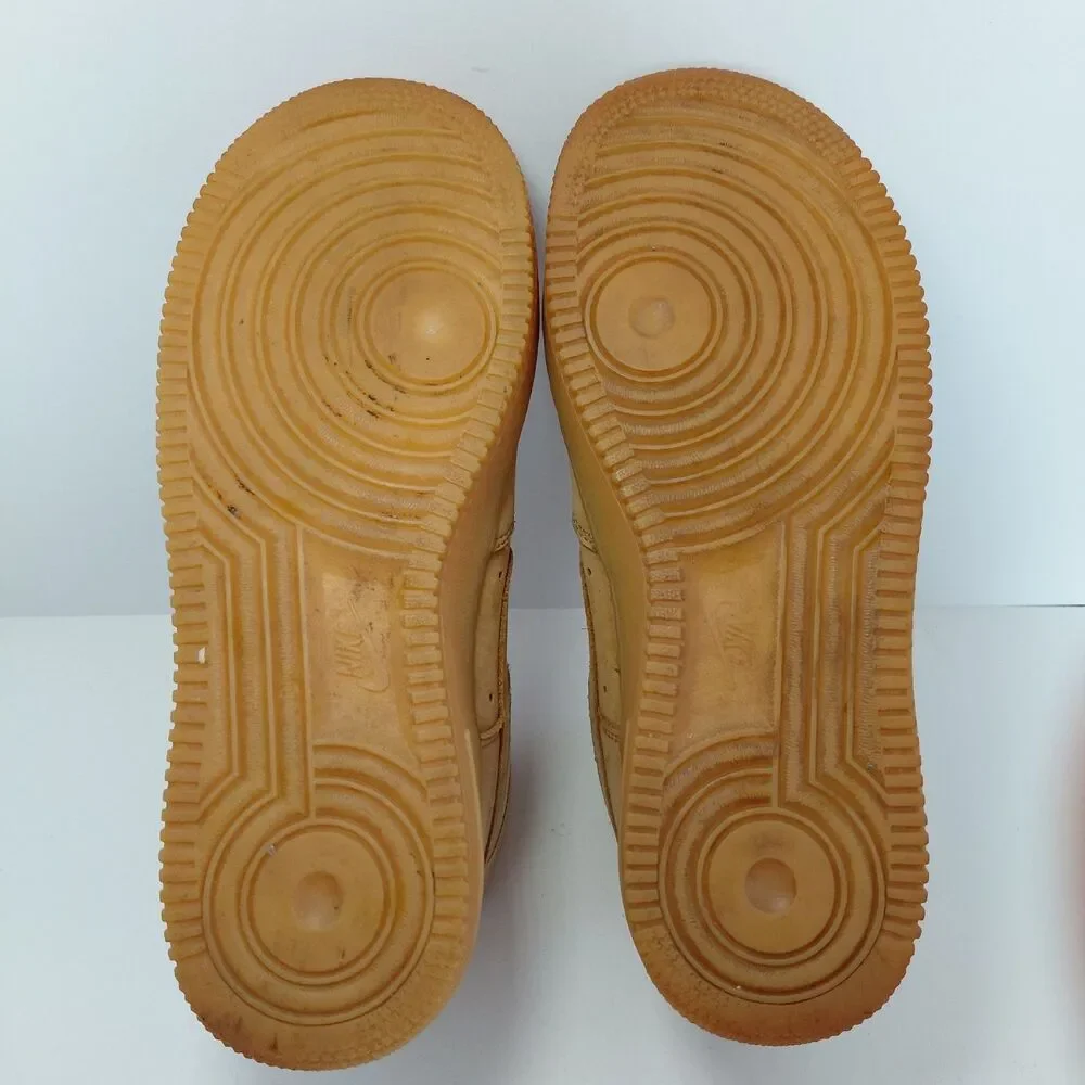 Nike Air Force 1 High LV8 'Flax’ Wheat 807617-200 Gs Big Kids 6Y Womens 7.5